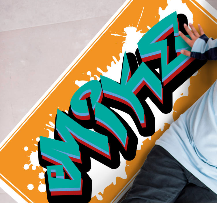 乙烯基地毯名称艺术作品名称 - TenStickers