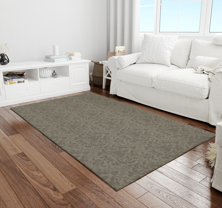 乙烯基复古地毯 “优雅的巴洛克图案” - TenStickers