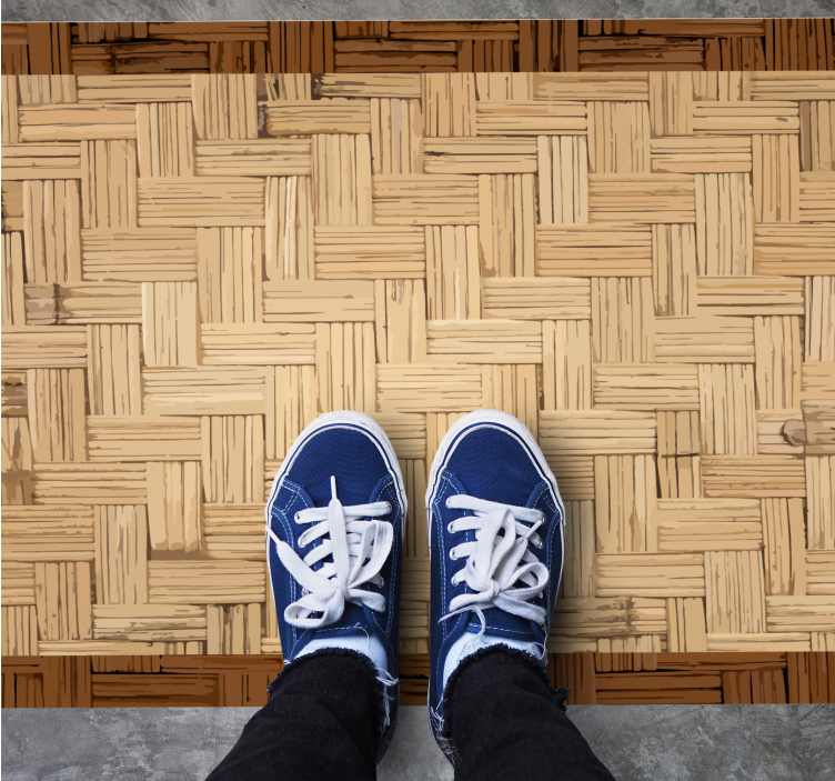 乙烯基地毯入口大厅有机编织表面 - TenStickers