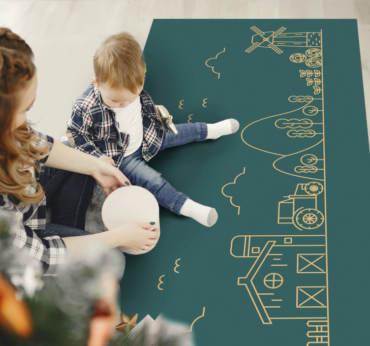 乙烯基地毯游戏 教育农场游戏 - TenStickers