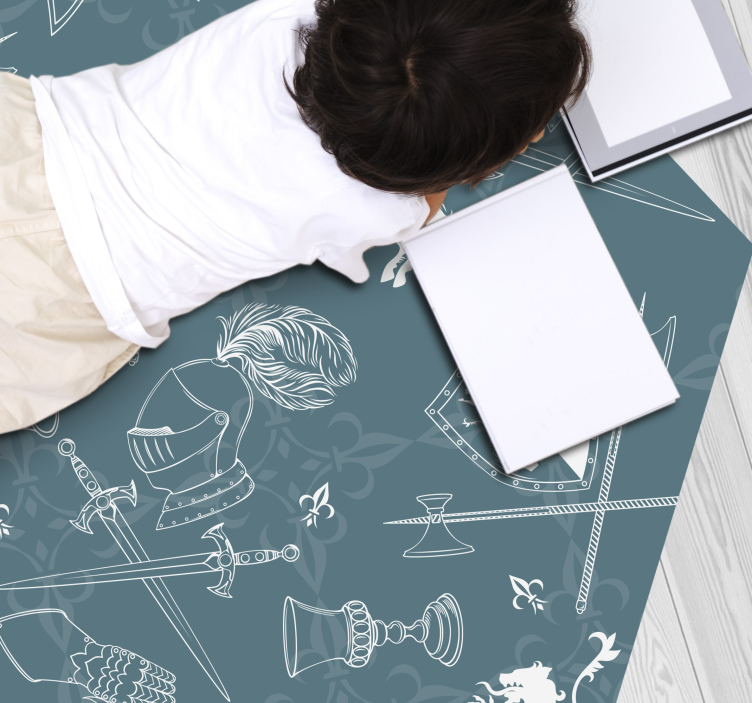 乙烯基地毯游戏 中世纪骑士精神 - TenStickers