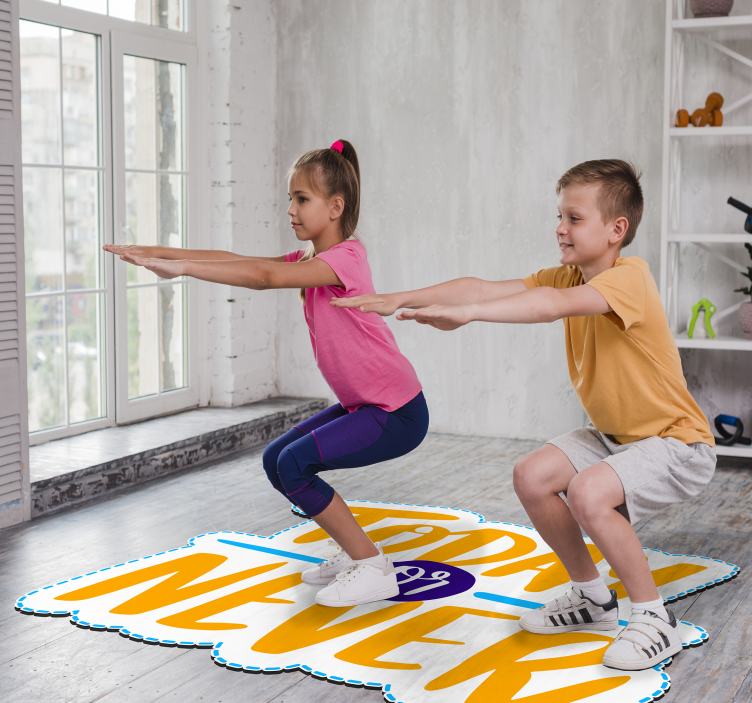 乙烯基地毯游戏 今天或永不 - TenStickers