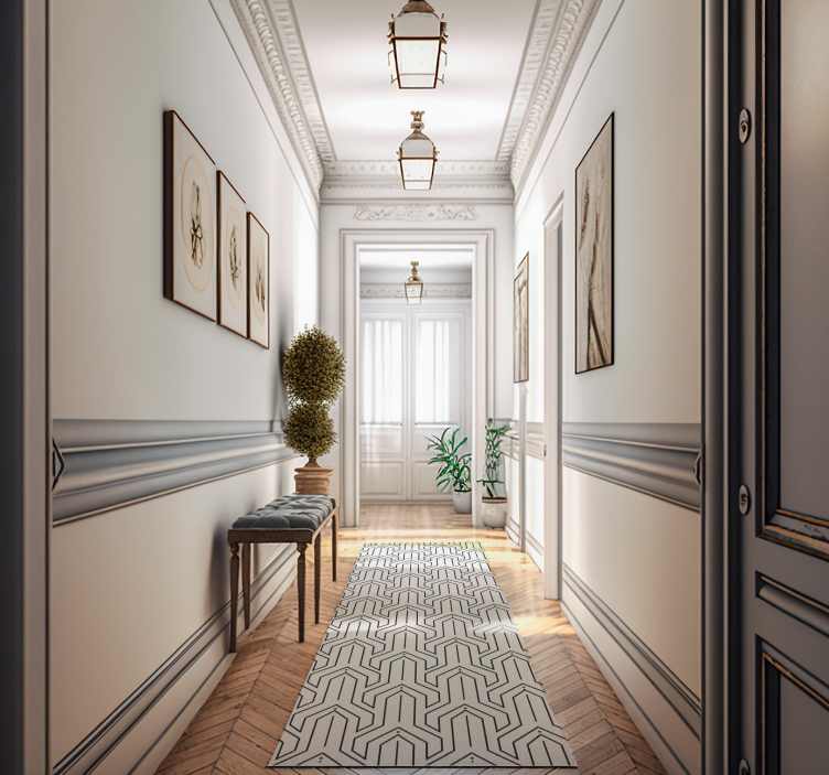 乙烯基地毯几何 图案几何 - TenStickers