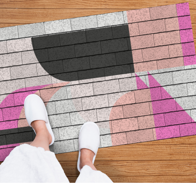 乙烯基地毯几何概念色块 - TenStickers