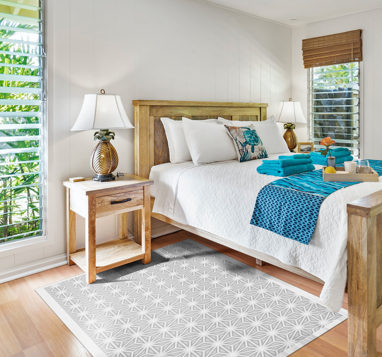 乙烯基地毯几何 几何图案装饰 - TenStickers