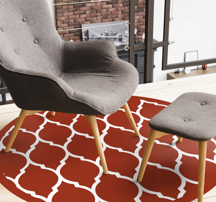 乙烯基地毯几何 几何格架 - TenStickers