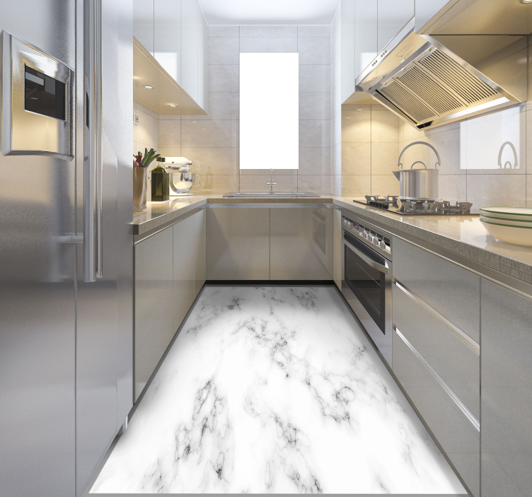 灰色大理石石材地砖 - TenStickers