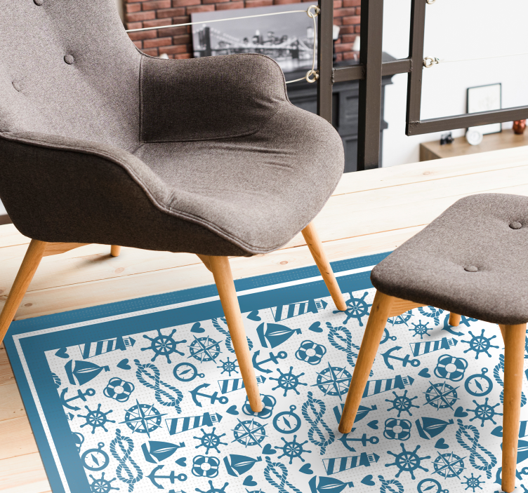 乙烯基地毯 航海游戏时间 - TenStickers