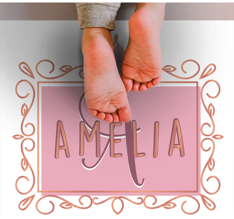 乙烯基地毯定制公主皇冠 - TenStickers