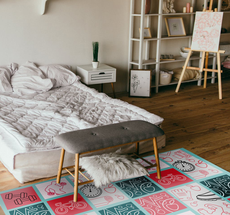 乙烯基地毯 儿童 好玩的儿童装饰 - TenStickers