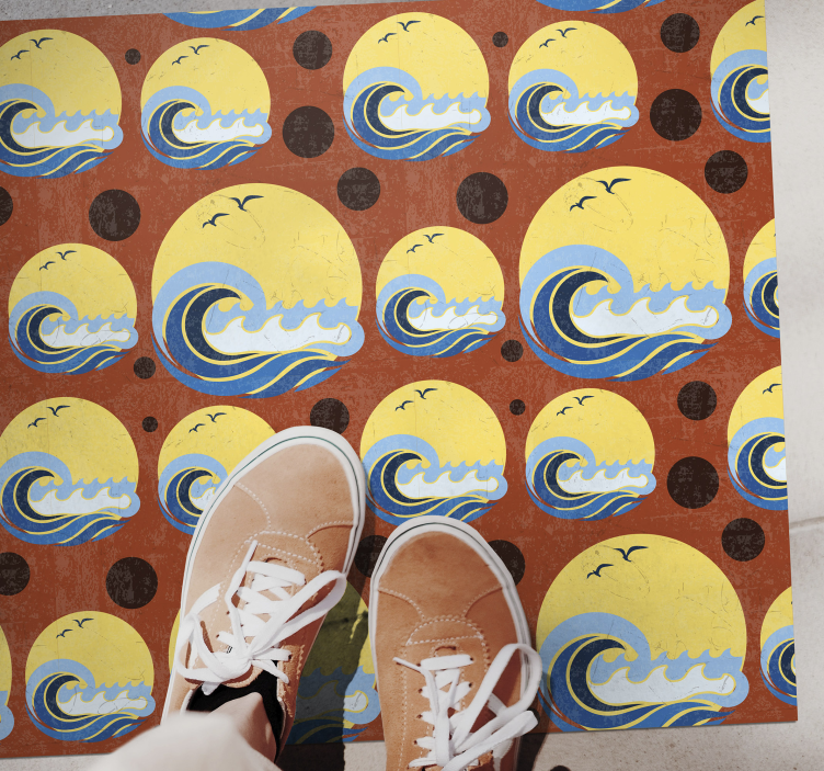 乙烯基地毯 海边意象 - TenStickers