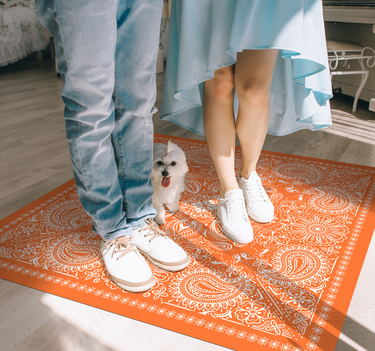 乙烯基地毯 曼陀罗装饰 - TenStickers