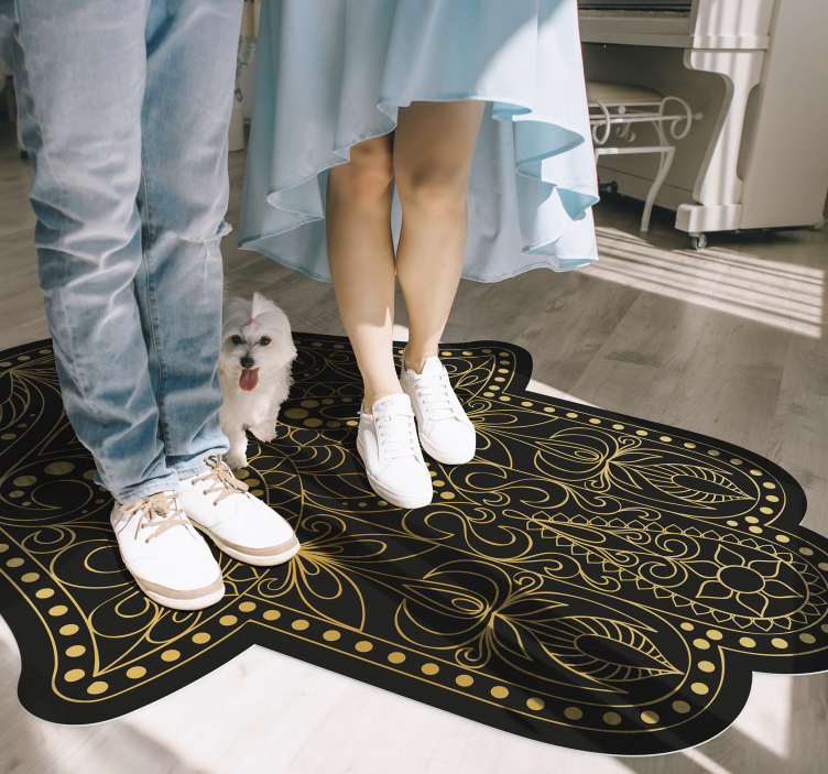 乙烯基地毯 装饰性哈姆萨 - TenStickers