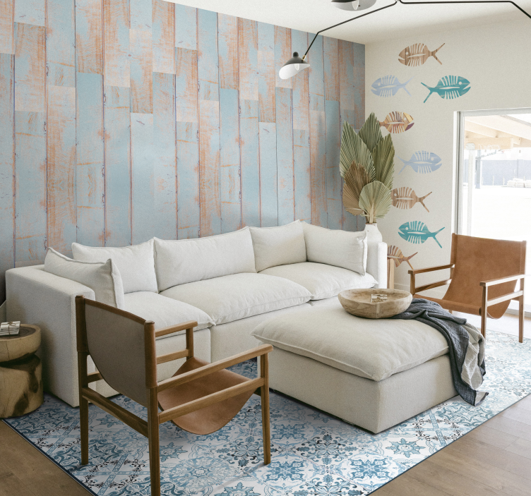 地中海瓷砖地毯 - TenStickers