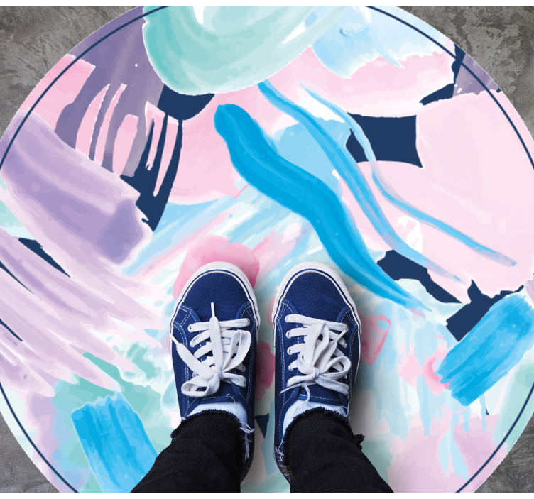 极简主义 色彩缤纷的抽象艺术 - TenStickers