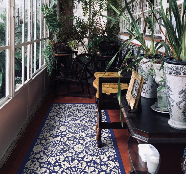 极简主义 华丽的花卉图案 - TenStickers