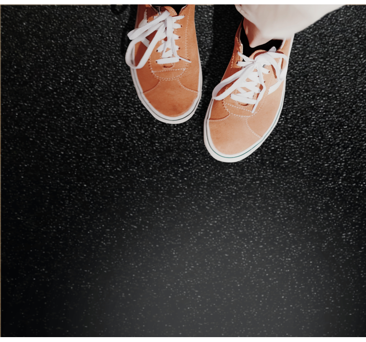 现代深色纹理办公室乙烯基地毯 - TenStickers