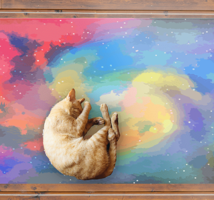 乙烯基地毯天体漩涡 - TenStickers