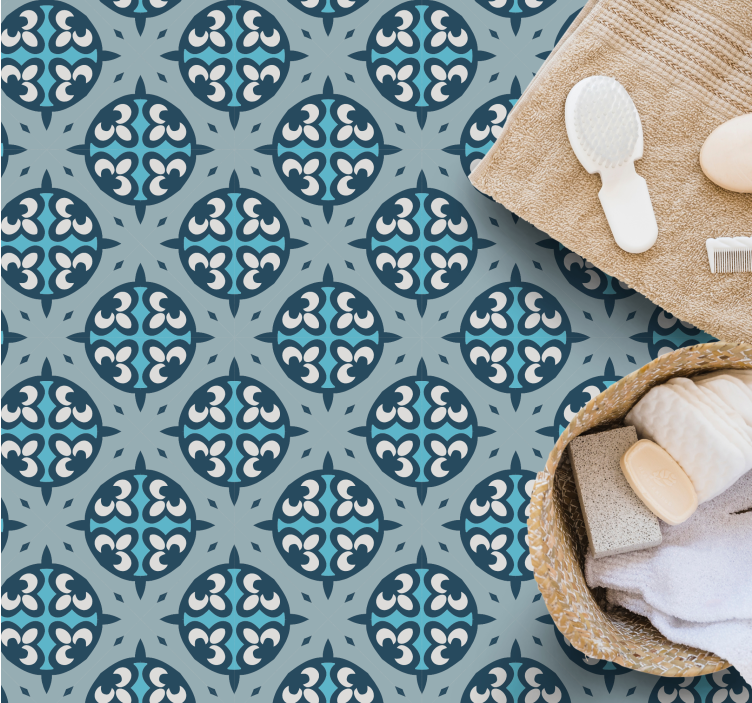 乙烯基地毯镶嵌梦幻图案瓷砖 - TenStickers