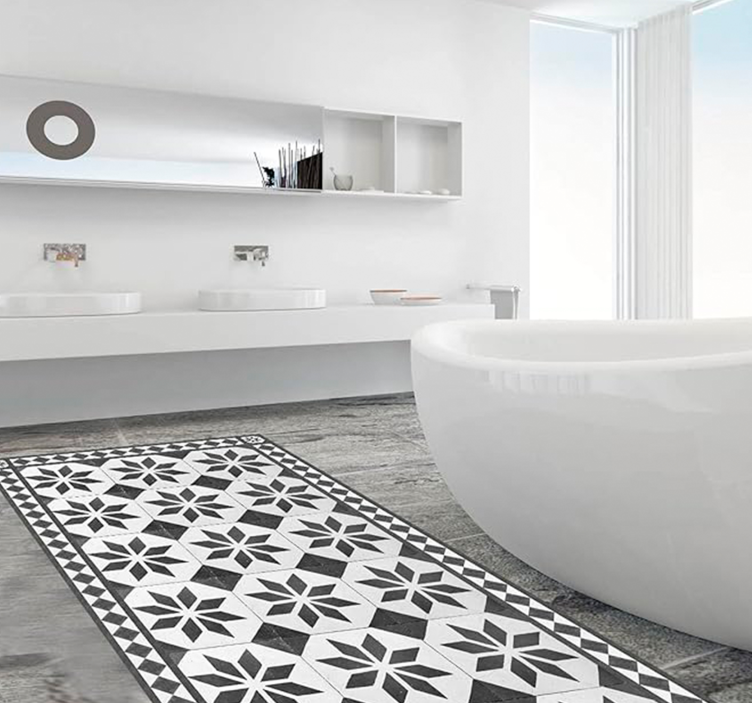 乙烯基地毯镶嵌 老式地毯 - TenStickers