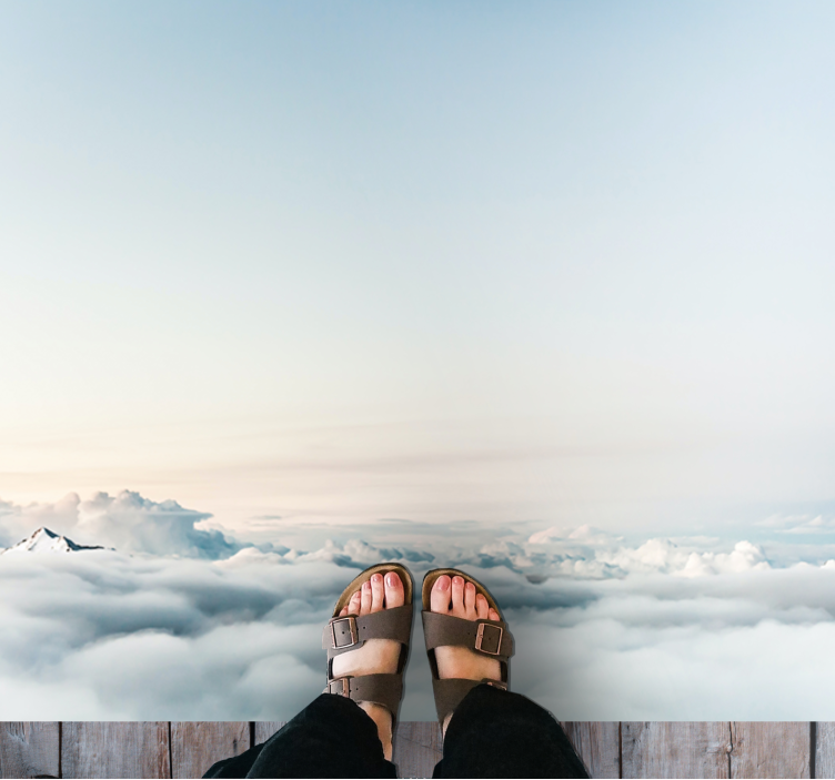 天然乙烯基地毯云海宁静 - TenStickers