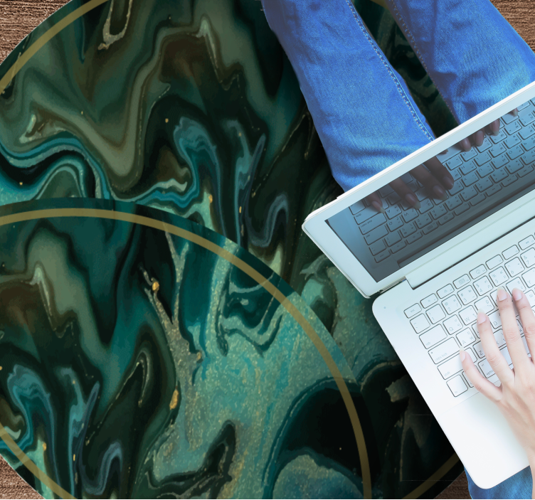 Noabstract 绿色设计北欧地毯 - TenStickers