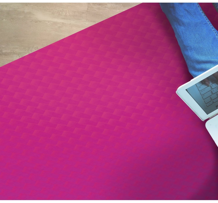 粉红色碳青少年乙烯基地毯 - TenStickers