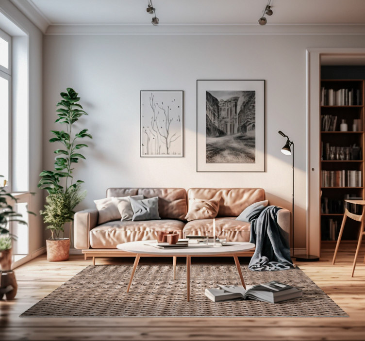 芦苇纹理地毯 ethnic runner rug - TenStickers