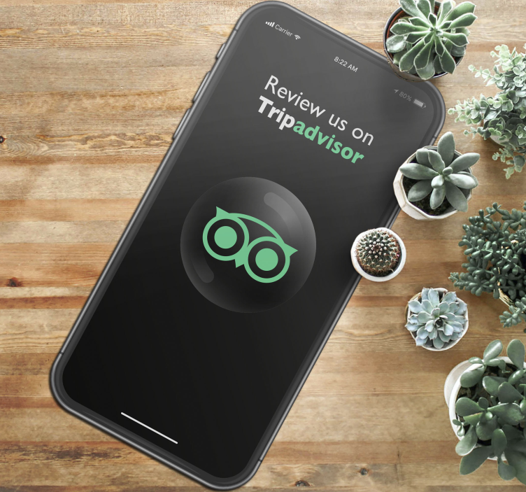 乙烯基地毯 请在tripadvisor上评价我们 - TenStickers