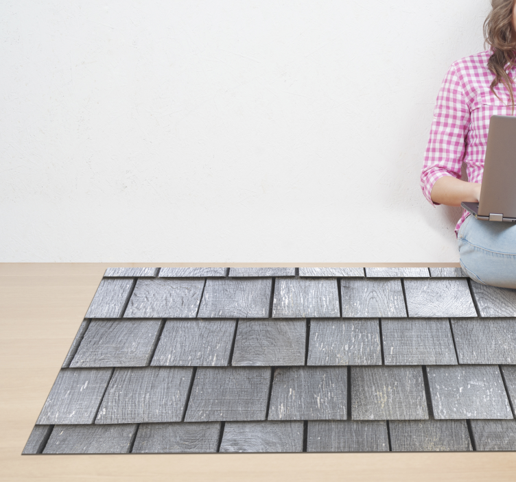 乙烯基地毯 石头效果 瓦片图案 - TenStickers