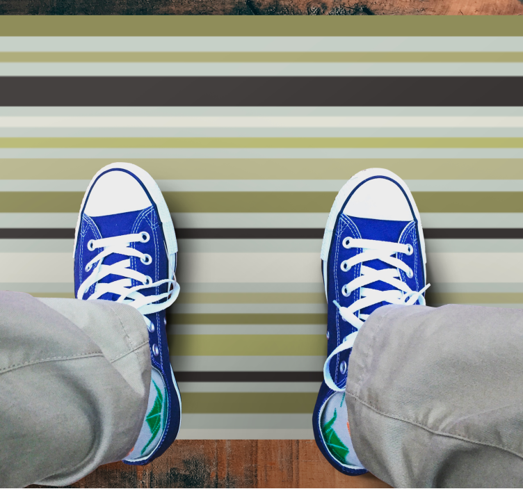 乙烯基地毯条纹 条纹图案叠加 - TenStickers