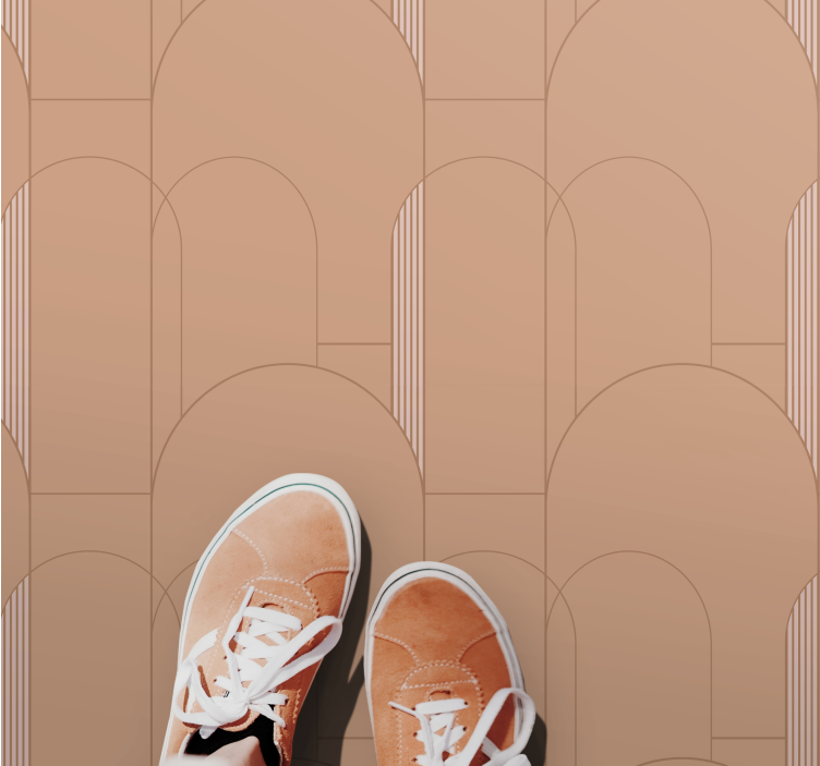 乙烯基地毯条纹 拱形花纹表面 - TenStickers