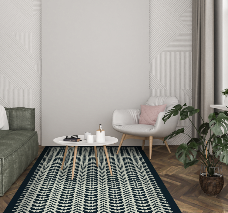 乙烯基地毯条纹 人字形复杂性 - TenStickers