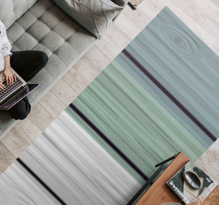 乙烯基地毯条纹 条纹宁静 - TenStickers