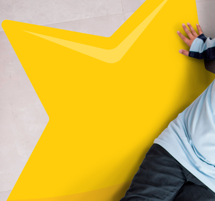 乙烯基地毯明亮星形设计 - TenStickers