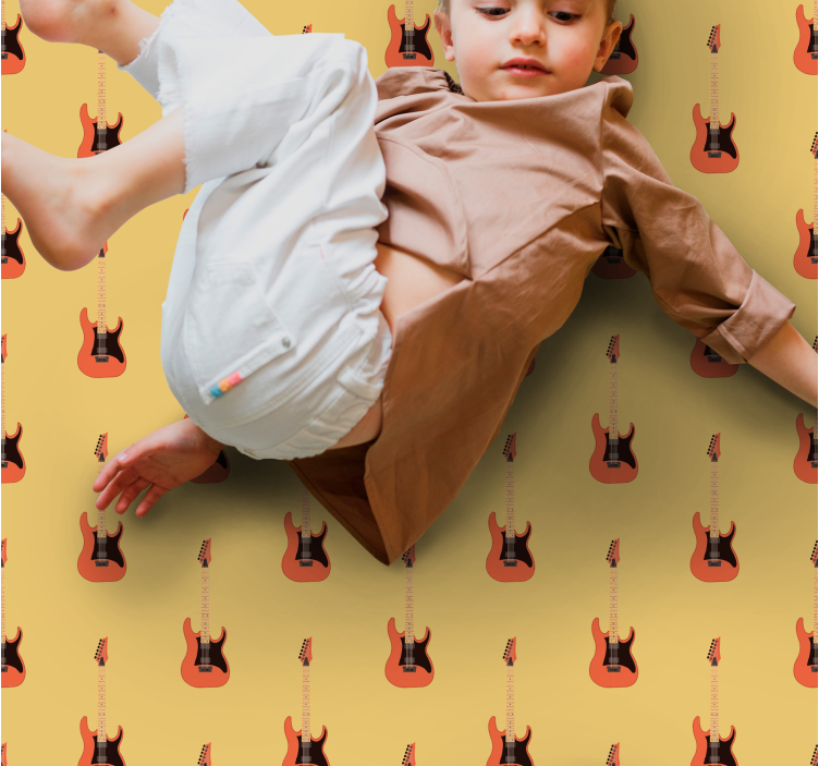 乙烯基地毯 电吉他焦点 - TenStickers