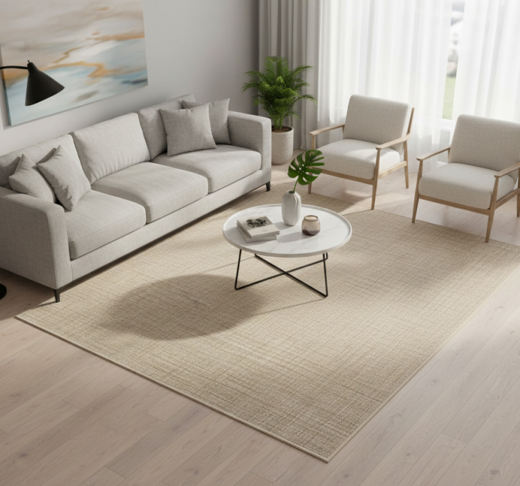 乙烯基地毯米色布料效果 - TenStickers