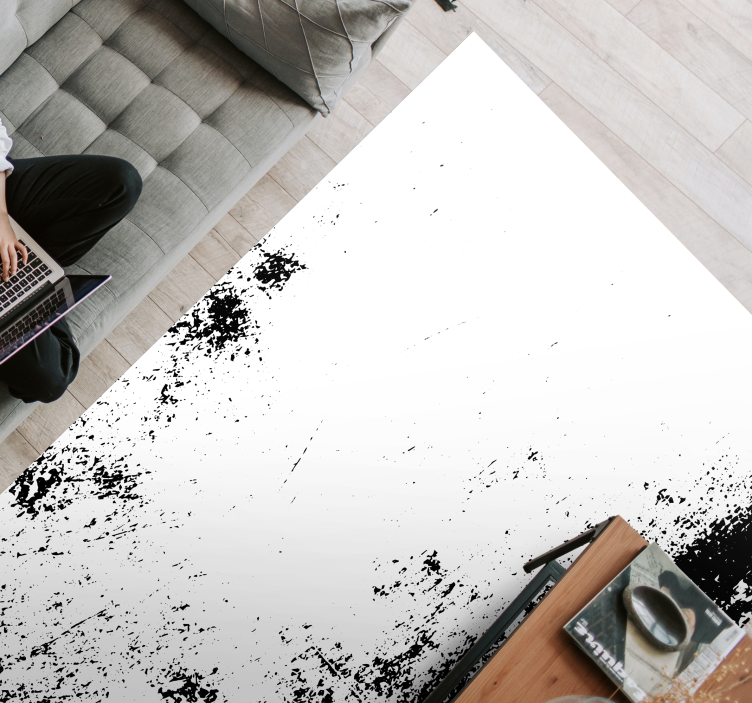 乙烯基地毯对比粗犷风格 - TenStickers