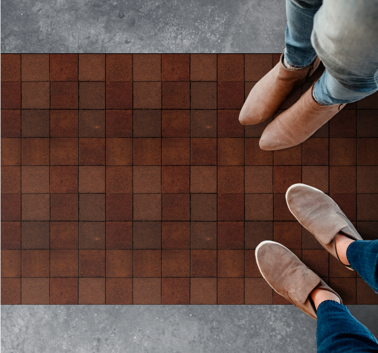 乙烯基地毯 泥土瓷砖表面 - TenStickers