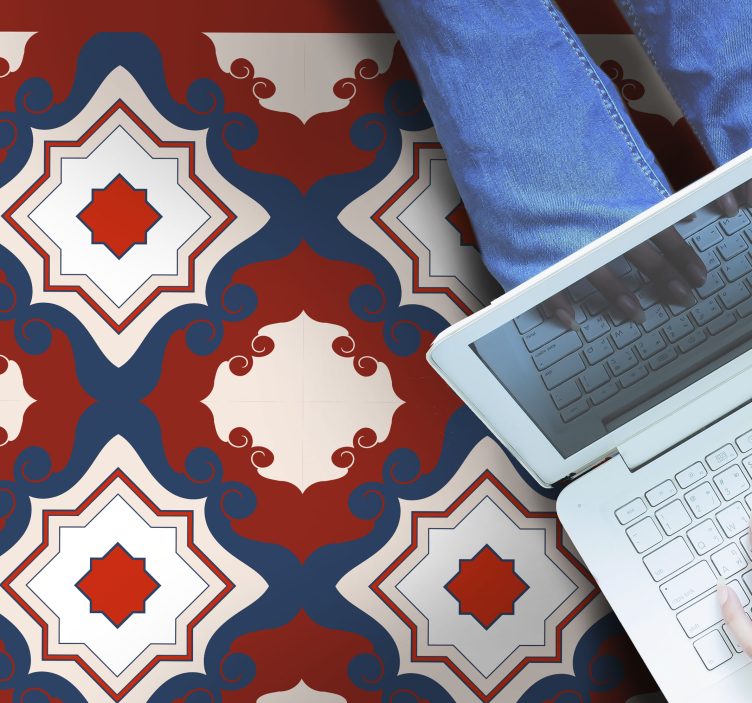 乙烯基地毯 复杂的马赛克对称性 - TenStickers