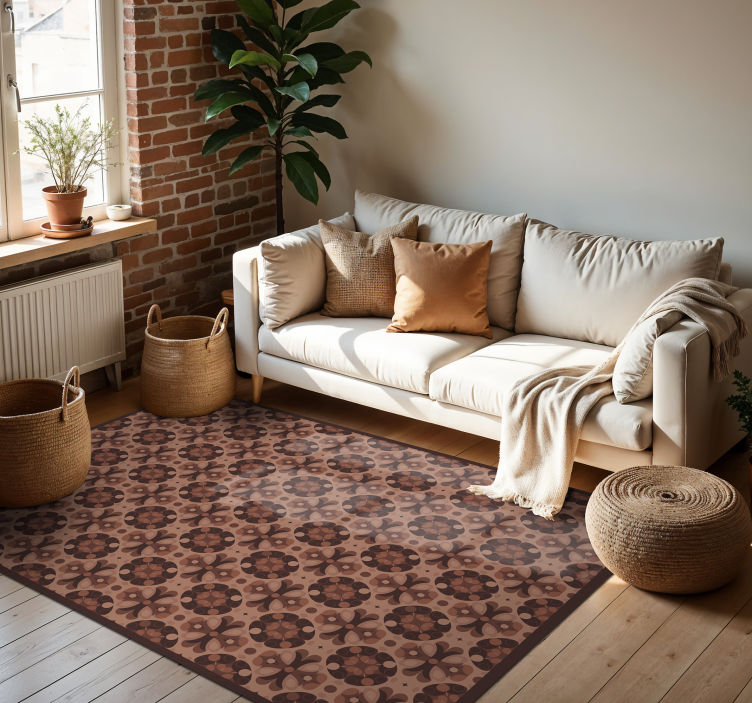 乙烯基地毯 mocha mousse - TenStickers