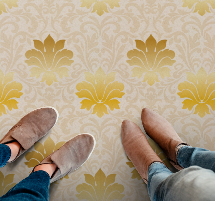 乙烯基复古地毯 巴洛克风格 图案 优雅 - TenStickers