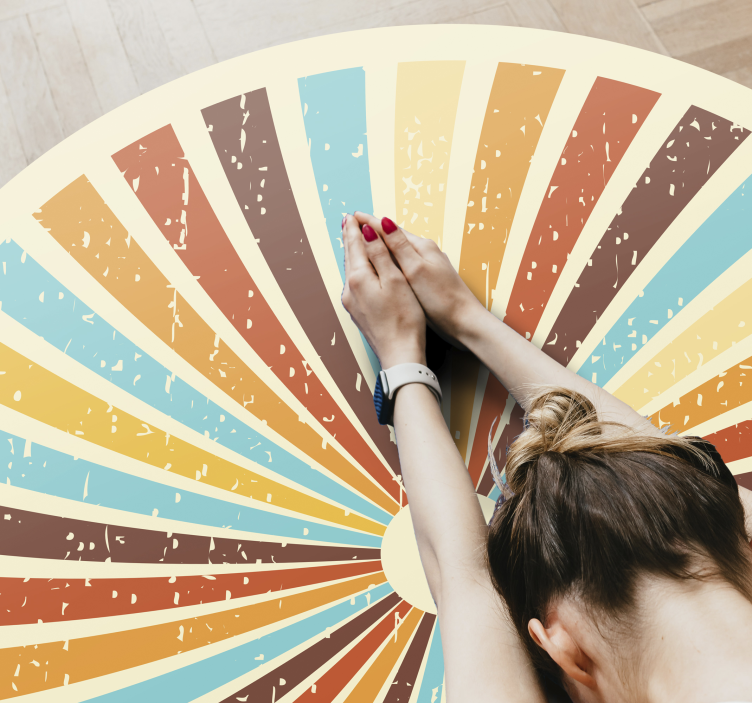 乙烯基复古地毯 复古璀璨图案 - TenStickers