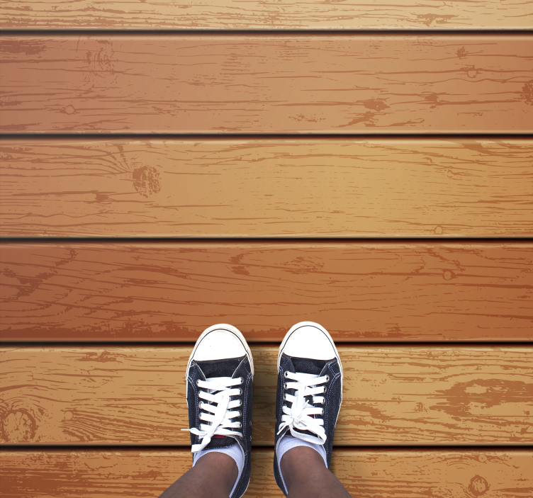 乙烯基地毯木纹 木板模拟物 - TenStickers