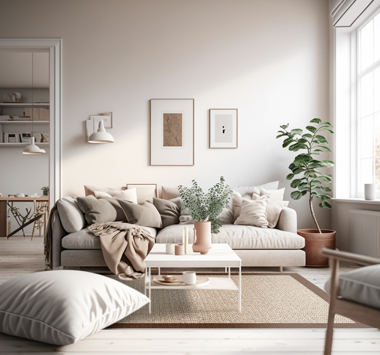 乙烯基地毯木纹 这个文本的翻译效果织物 - TenStickers