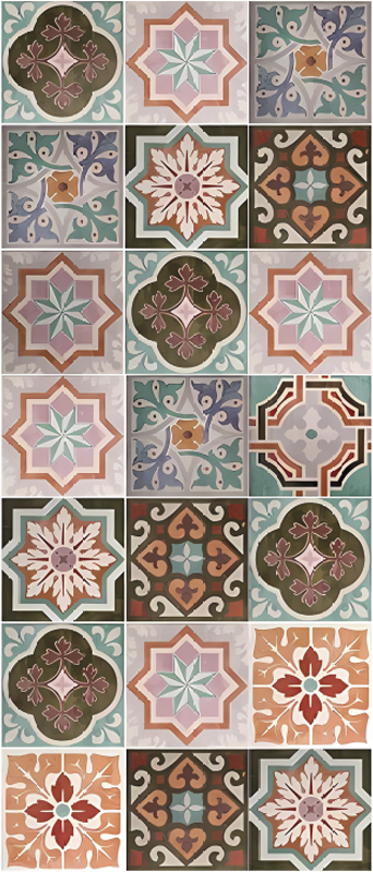 乙烯基厨房地毯 西西里岛皮亚斯特里尼 - TenStickers