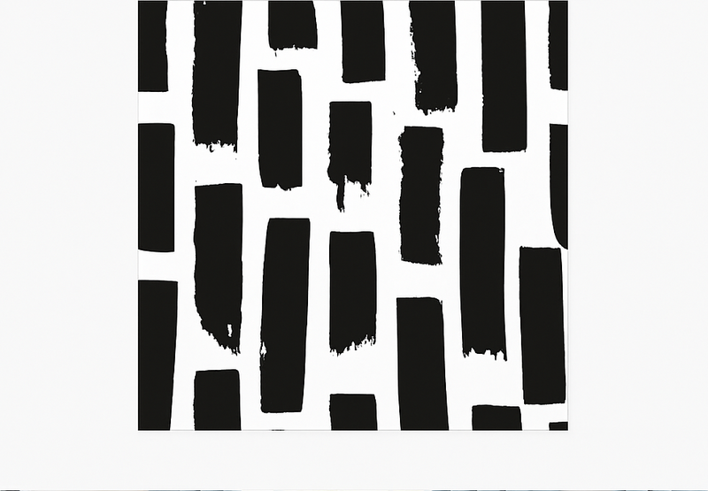 乙烯基地毯广场 现代绘画笔触 - TenStickers