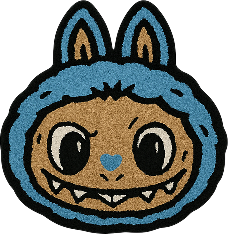 乙烯基地毯 蓝色拉布布设计 - TenStickers