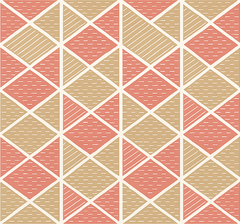 乙烯基地毯饭厅 图形斯堪的纳维亚风格 - TenStickers