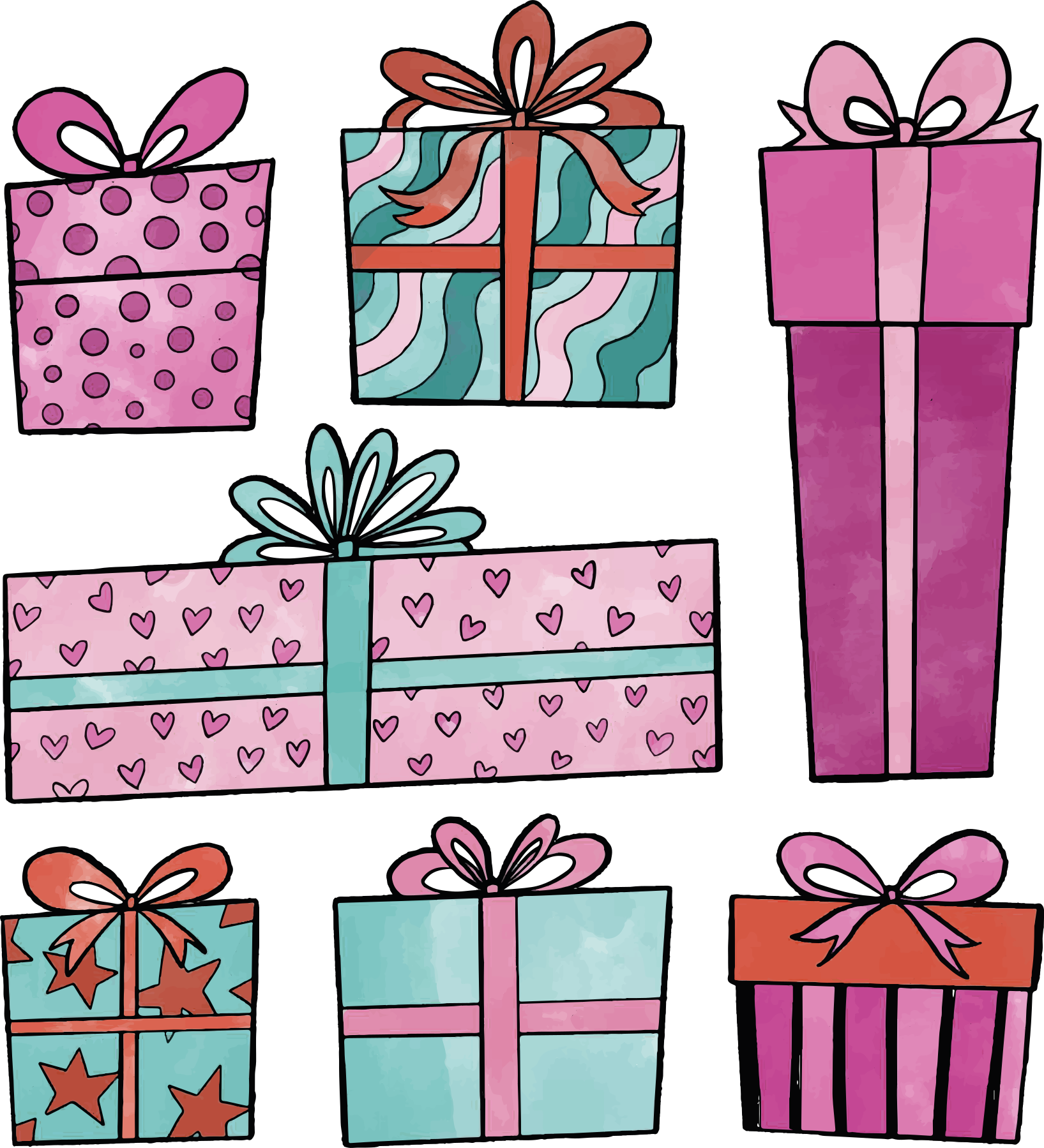 乙烯基地毯圣诞礼品套装 - TenStickers